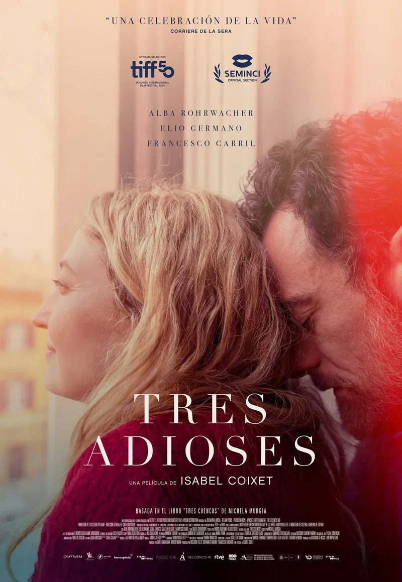 Font-rubí proyecta 'Tres Adioses', un drama sobre la vida y el duelo dirigido por Isabel Coixet