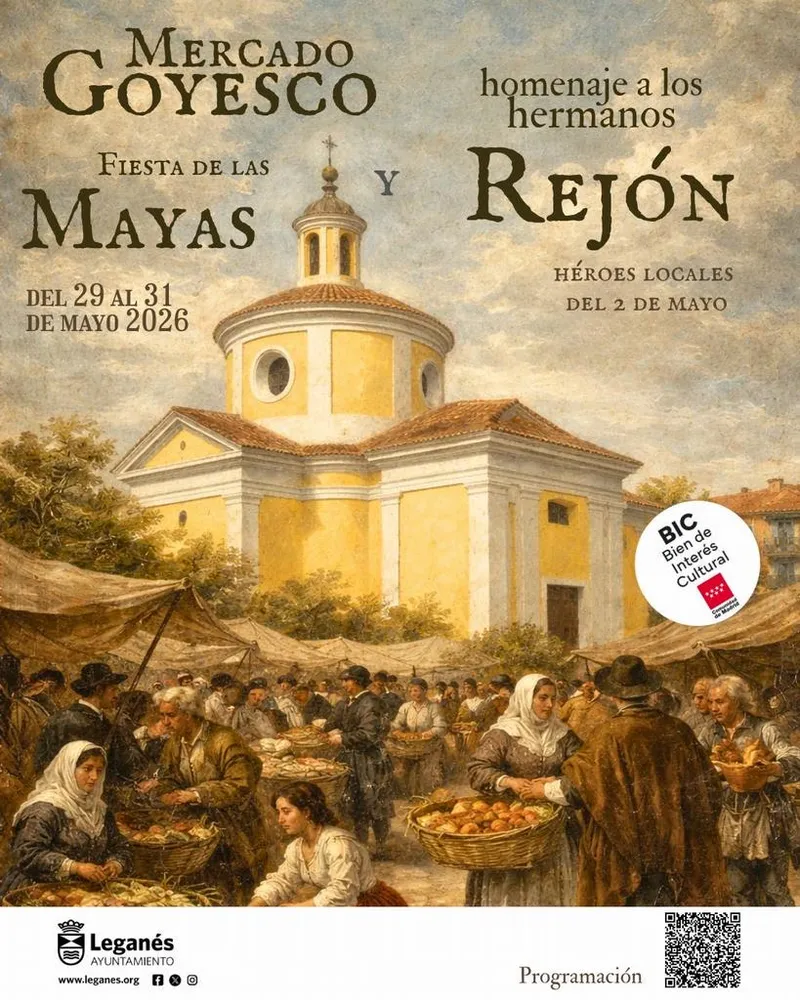 Leganés celebra las Mayas, el Mercado Goyesco y un homenaje a los Hermanos Rejón