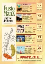 Manzanares celebra el festival de música fusión 'FusioManz' con cinco conciertos