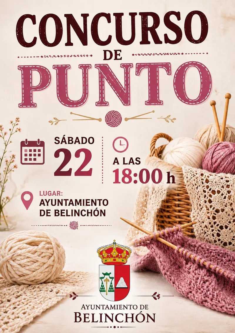 Belinchón celebra un concurso de punto el 22 de agosto