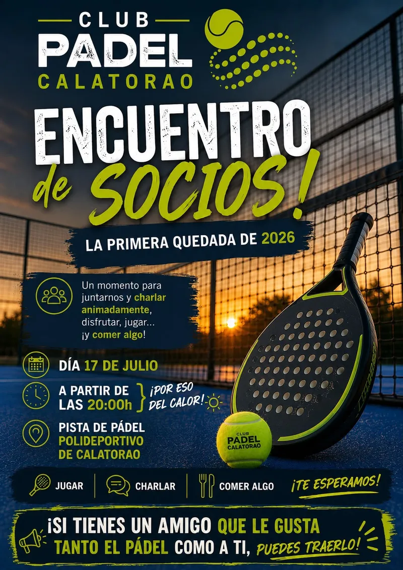 Calatorao acoge un encuentro de pádel para aficionados