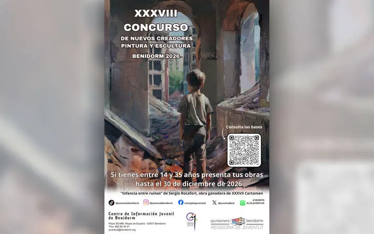 Benidorm impulsa el talento joven con el XXXVIII Concurso de Nuevos Creadores