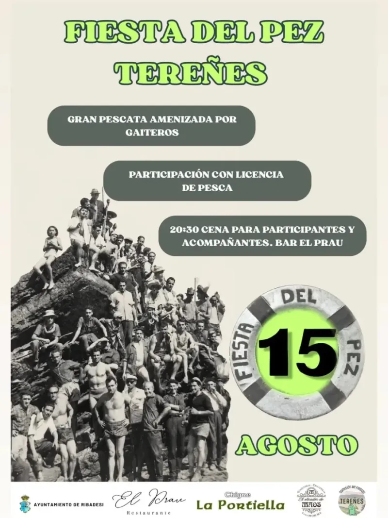 Tereñes celebra su tradicional Fiesta del Pez con jornada de pesca y convivencia