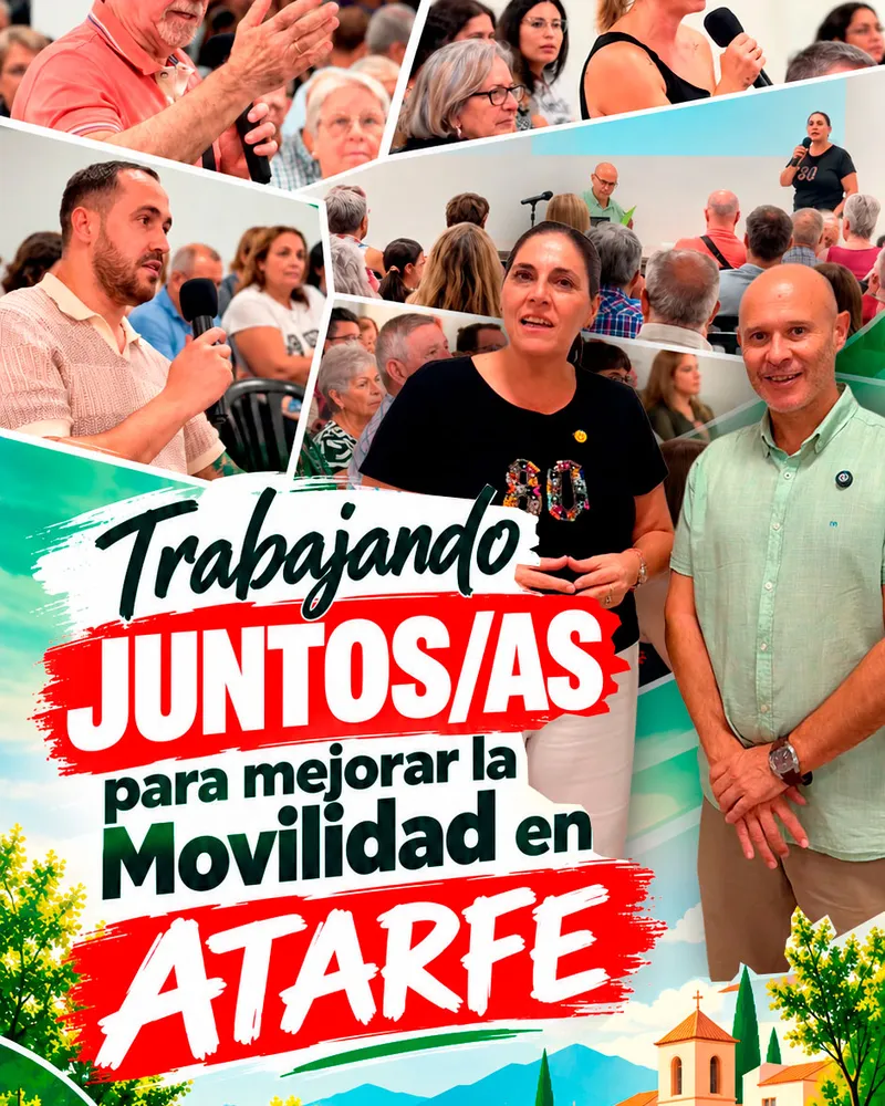 Atarfe inicia un proceso participativo para mejorar el transporte público metropolitano