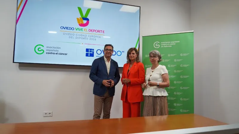 Oviedo y la AECC unen fuerzas para integrar la solidaridad en los eventos deportivos de 2026