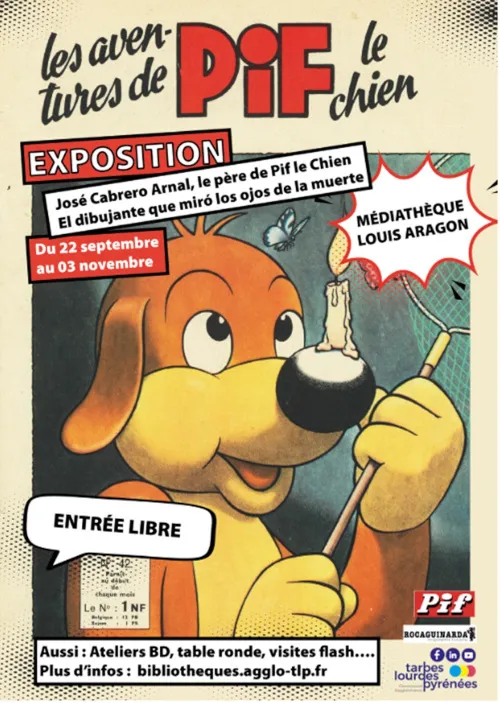 Homenaje en Tarbes al dibujante oscense José Cabrero Arnal