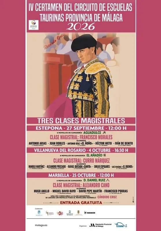 Estepona acoge una clase magistral taurina gratuita este domingo