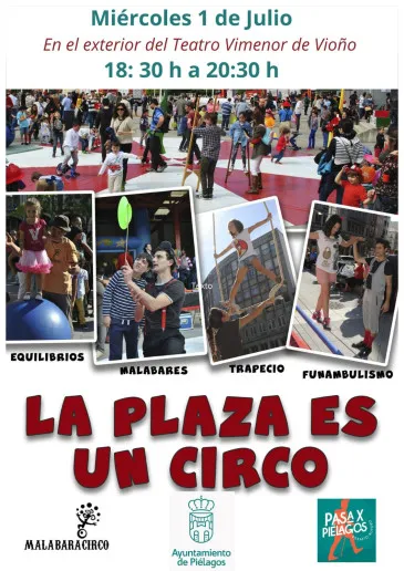 Vioño acoge un taller de circo para descubrir nuevas disciplinas