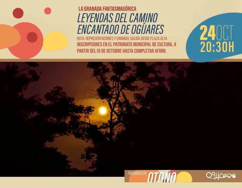 Ogíjares se sumerge en el misterio con la ruta nocturna 'Leyendas del Camino del Encantado'