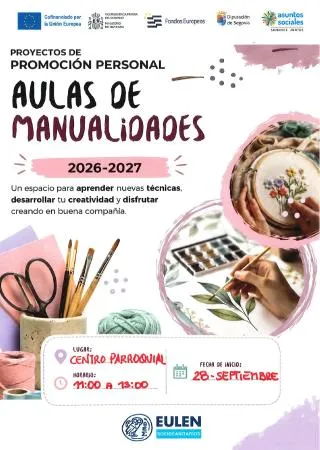 Marugán inicia un taller de manualidades para adultos el 28 de septiembre