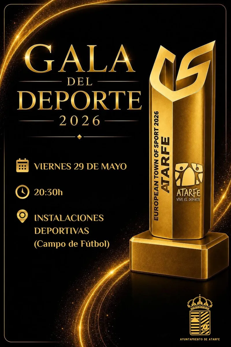 Atarfe celebra su Gala del Deporte 2026 con reconocimientos y fiesta