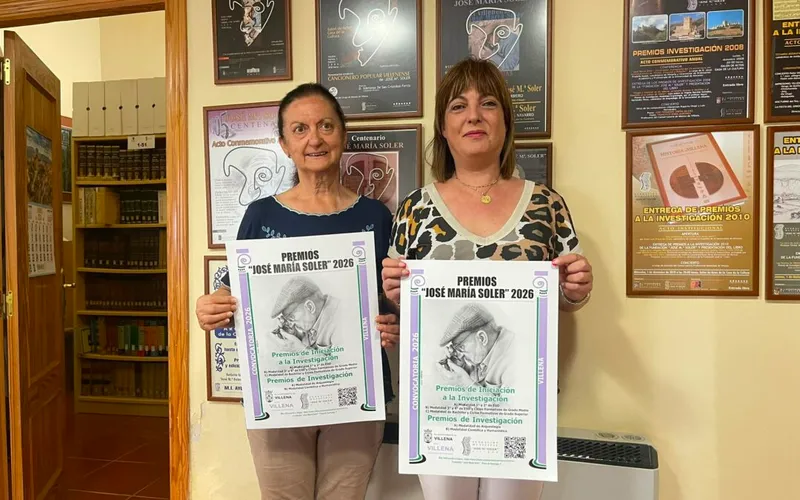Villena anuncia los ganadores de los Premios de Investigación José María Soler 2026
