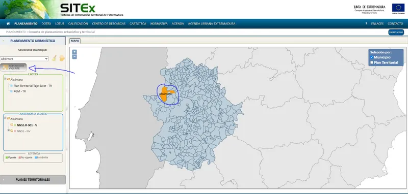 Alcántara facilita el acceso a su normativa urbanística vigente