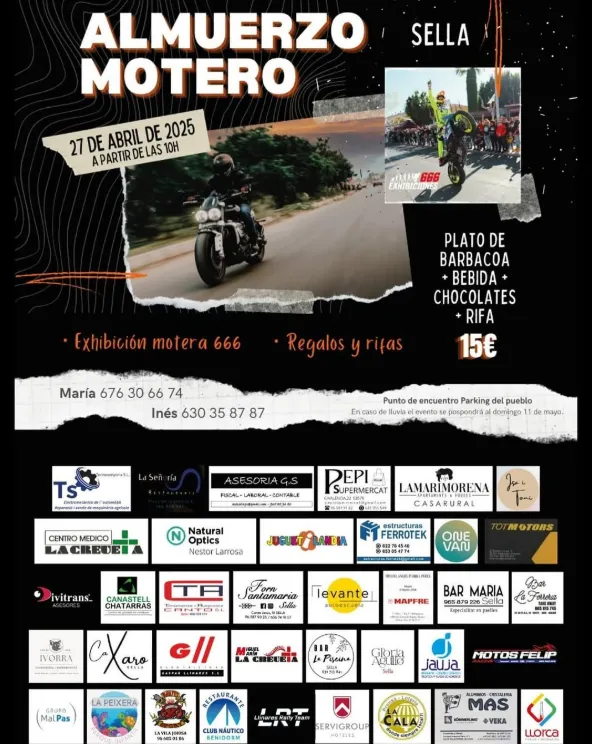Sella celebra su tradicional Almuerzo Motero el próximo 27 de abril