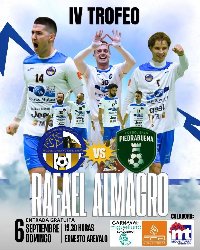 Miguelturra celebra la IV edición del Trofeo de Ferias 'Rafael Almagro' de fútbol sala