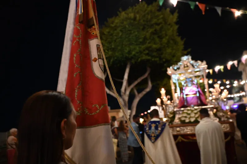 Candelaria concluye sus fiestas patronales con procesión y fuegos artificiales