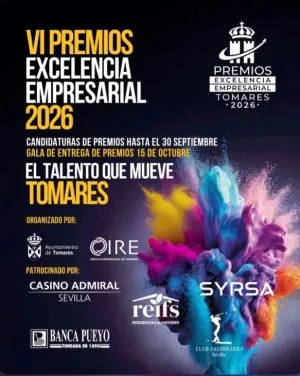 Último día para inscribirse en los VI Premios a la Excelencia Empresarial de Tomares