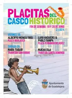 Las plazas del casco histórico de Guadalajara se llenan de música en junio
