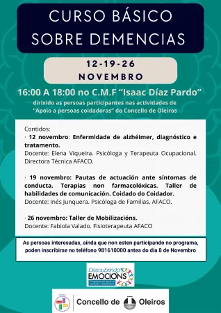 Oleiros facilita el Servicio de Ayuda a Domicilio para personas dependientes