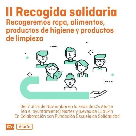Atarfe lanza la segunda campaña solidaria para ayudar a personas en exclusión social