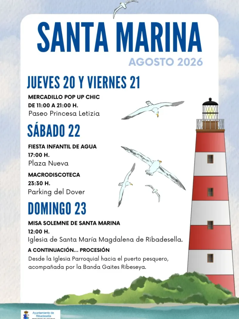 Ribadesella celebra las fiestas de Santa Marina con actividades para todos los públicos