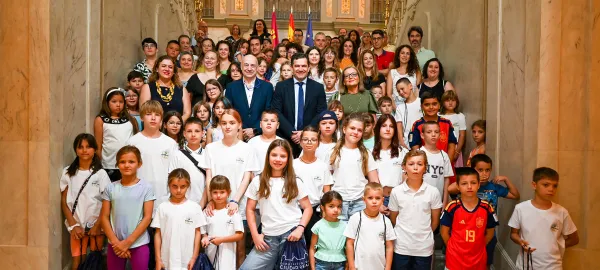 La Diputación de Ciudad Real acoge a 32 niños ucranianos en programa de verano