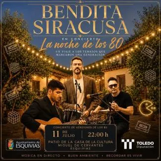 Esquivias revive la música de los 80 con un concierto en la Casa de la Cultura