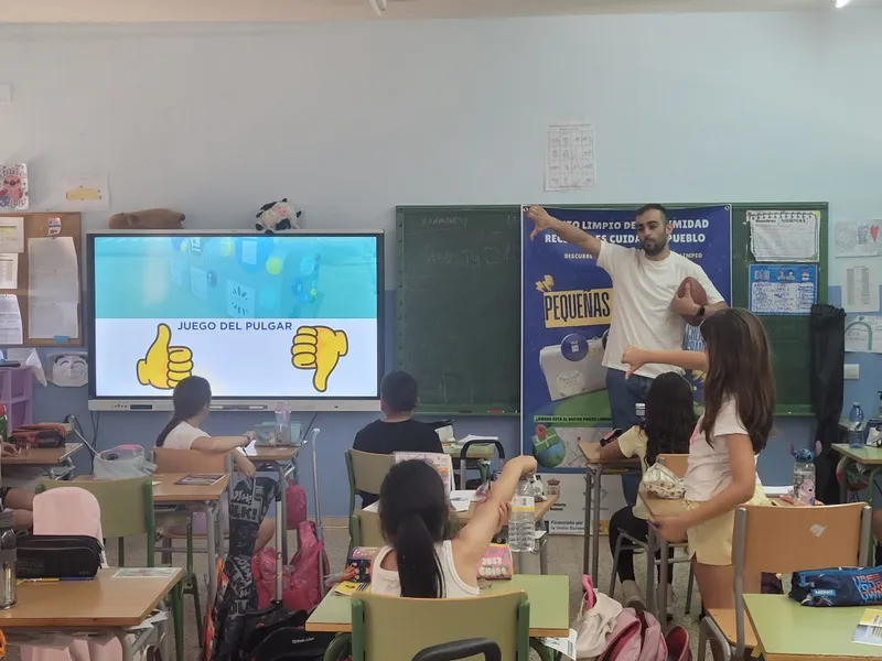 Daimiel acerca el reciclaje a los escolares con el nuevo Punto Limpio de Proximidad