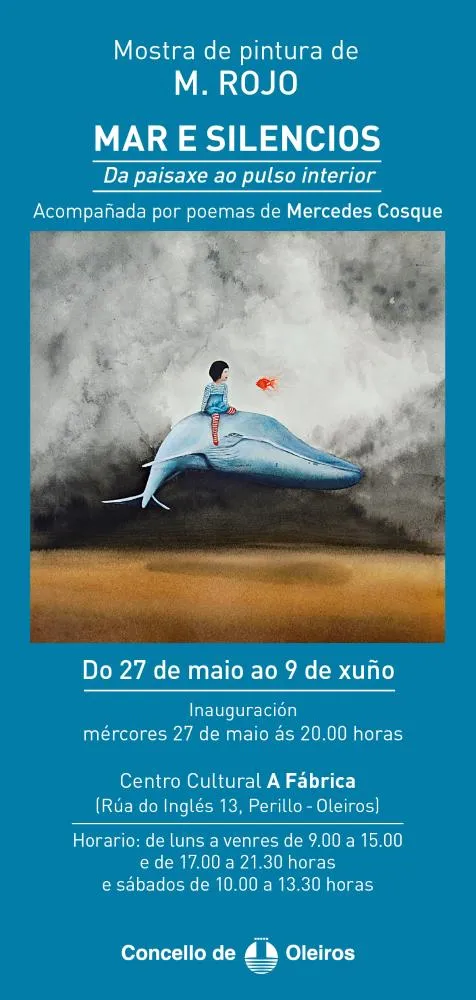 Oleiros acoge la exposición pictórica 'Mar e Silencios' de M. Rojo