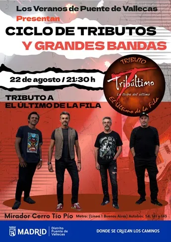 Madrid celebra el verano con un tributo a 'El último de la fila' en el Parque Cerro del Tío Pío