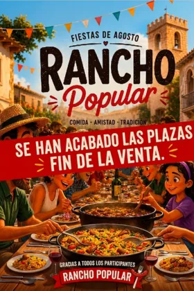 Biota agota el aforo para su tradicional comida popular de fiestas