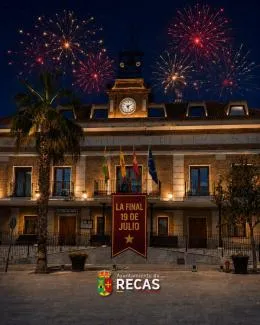 Recas celebra la clasificación de España para la final del Mundial de fútbol