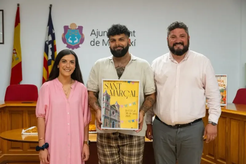 Marratxí desvela el cartel de Sant Marçal 2025 obra de Aleix Compte