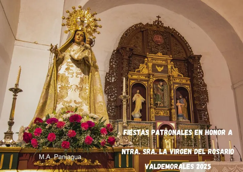 Valdemorales celebra sus Fiestas Patronales en honor a la Virgen del Rosario en octubre