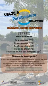 Pedrola se prepara para Halloween con un pasaje del terror y excursión a PortAventura