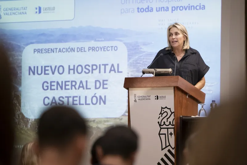 Marta Barrachina anuncia el nuevo Hospital General de Castellón con más de 500 millones de inversión