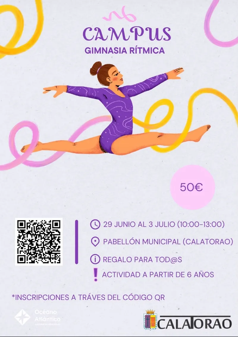Calatorao organiza un campus de gimnasia rítmica para el verano