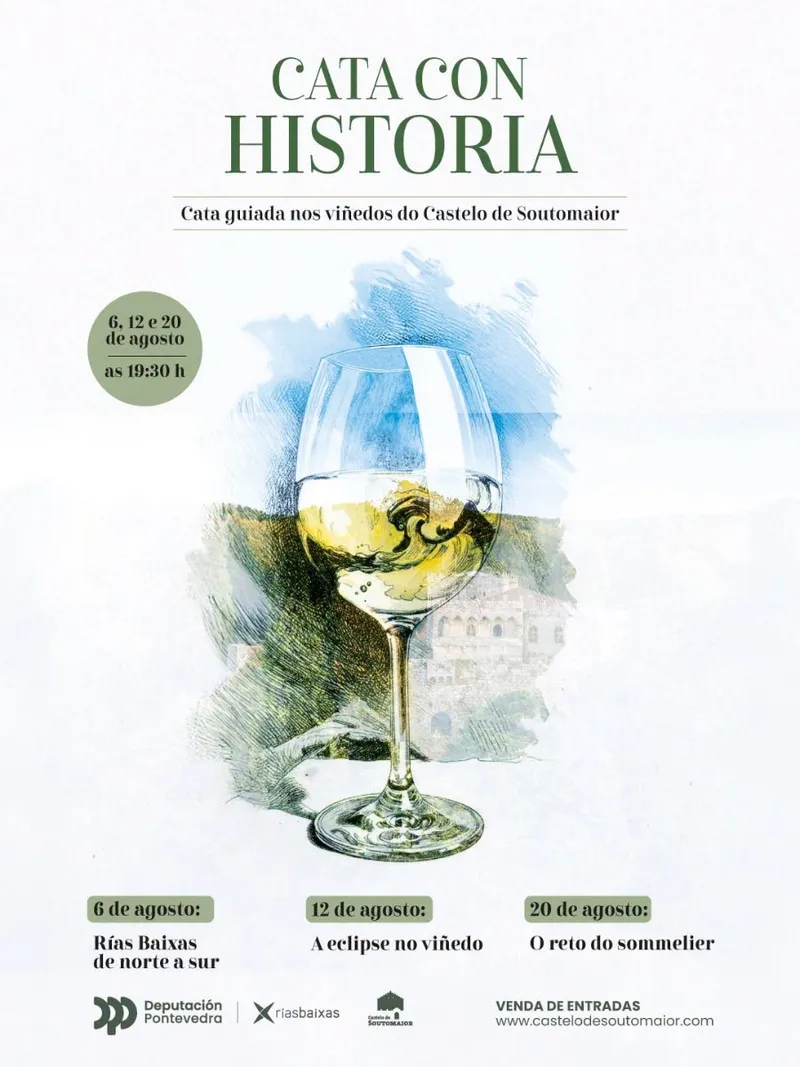 La Deputación de Pontevedra organiza Catas con Historia en el Castelo de Soutomaior