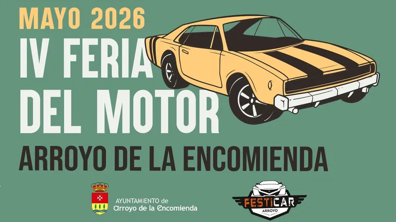 Arroyo de la Encomienda celebra la IV Feria del Motor con concentración de clásicos y rutas