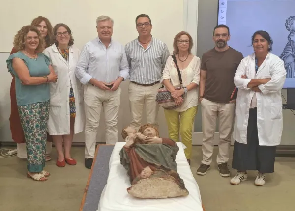 Carmona recupera la "Virgen de la Alameda", talla del siglo XV