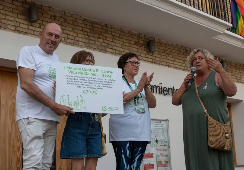 Gaibiel recauda más de 3.000 euros en su primera marcha contra el cáncer