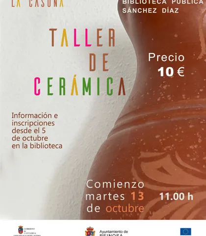 Reinosa recupera su taller de cerámica con Pilar Díez de los Ríos