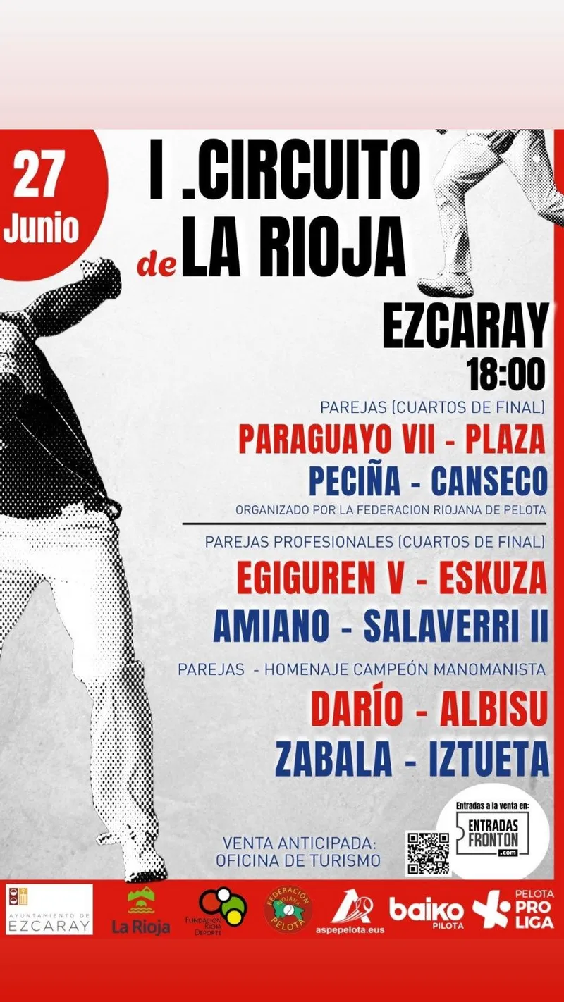 Ezcaray acoge el I Circuito de La Rioja de Pelota Vasca