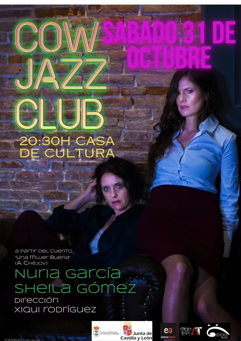 El grupo Athenea Teatro presenta "Cow Jazz Club" en Herrera de Pisuerga
