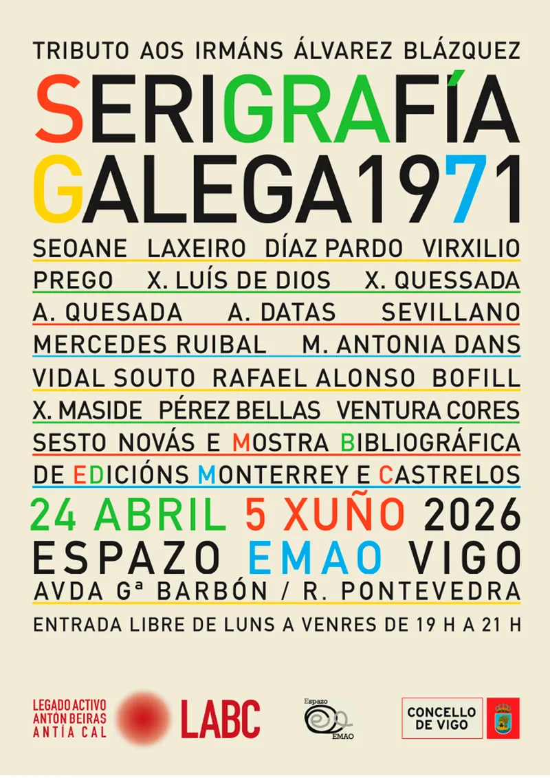 La EMAO de Vigo inaugura una exposición sobre la primera colección de Serigrafía Galega