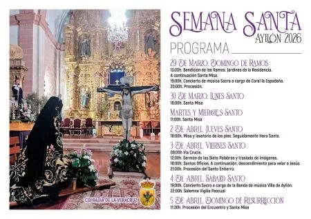 Ayllón presenta su programa de Semana Santa con actos religiosos y culturales