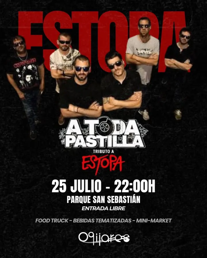 Ogíjares celebra el verano con un concierto gratuito de Estopa en el Parque San Sebastián