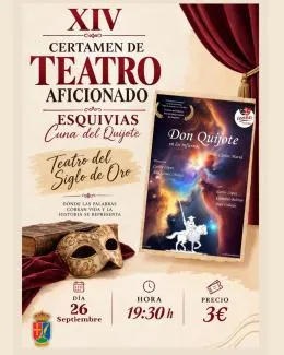 Esquivias inicia su XIV Certamen de Teatro Aficionado con 'Don Quijote en los infiernos'