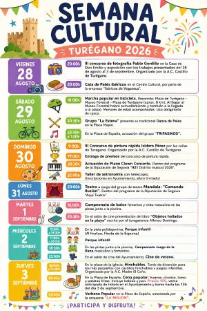 Turégano celebra su Semana Cultural 2026 con una programación variada