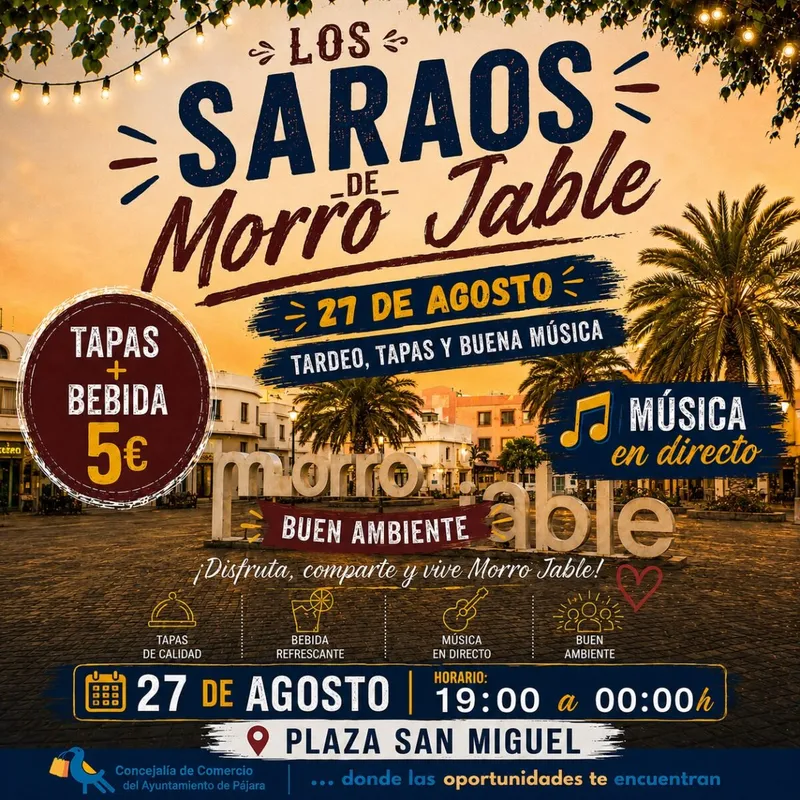 Morro Jable celebra la segunda edición de 'Los Saraos' con música y tapas